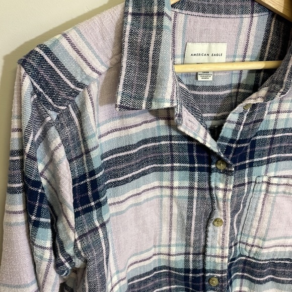 AE Cotton Flannel Shirt - Picture 2 of 7